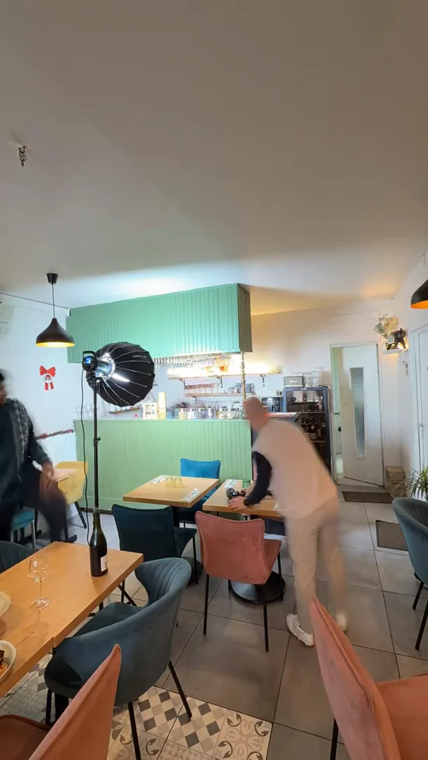 On set in France at MK Studio, frame 6